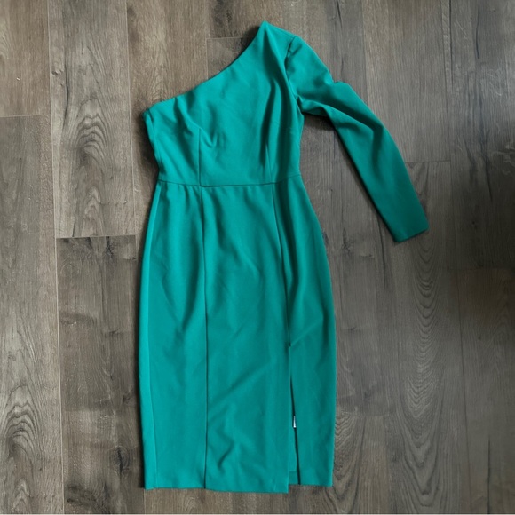 Donna Morgan One Shoulder Sheath Dress - Picture 8 of 14